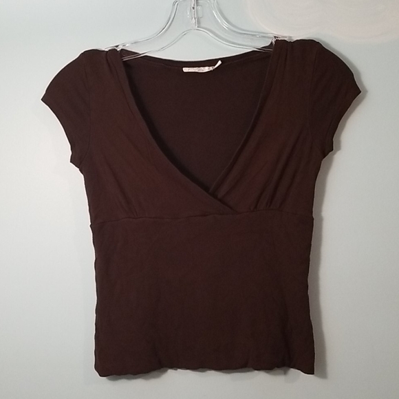 Dynamite Tops - Dynamite brown short sleeve tshirt M